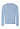 Back cutout view of HA cashmere blue cotton L/SLV Shirt