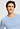 Close-up view of a men model wearing HA cashmere blue cotton L/SLV Shirt