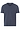 Front cutout view of HA stormy gray cotton S/SLV Shirt V-Neck