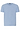 Front cutout view of HA cashmere blue cotton S/SLV Shirt