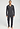 Front view of a men model wearing HA charcoal art cotton L/SLV Pajama