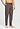 Front view of a men model wearing HA libra stripes cotton Long Pants