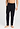 Front view of a men model wearing HA black cotton Long Pants