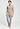 Full-body view of a men model wearing HA celestial light cotton Long Pants