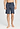 Front view of a men model wearing HA celestial night cotton Short Pants