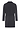 Back cutout view of HA smokey charcoal cotton Robe