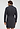 Back view of a men model wearing HA smokey charcoal cotton Robe