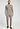 Full-body view of a men model wearing HA toffee melange modal/viscose/tencel L/SLV Shirt