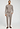 Full-body view of a men model wearing HA toffee melange modal/viscose/tencel Long Pants