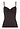 Front cutout view of HA mocha brown microfibre Padded Bra-Camisole