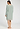 Back view of a women model wearing HA mystic breeze modal/viscose/tencel L/SLV Nightdress 100cm