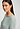 Close-up view of a women model wearing HA mystic breeze modal/viscose/tencel L/SLV Nightdress 100cm