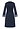 Back cutout view of HA deep navy modal/viscose/tencel Robe 110cm