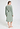 Back view of a women model wearing HA mystic breeze modal/viscose/tencel Robe 110cm