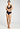 Full-body view of a women model wearing HA deep navy modal/viscose/tencel Light Padded Soft Cup Bra
