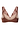 Back cutout view of HA cinnamon modal/viscose/tencel Light Padded Soft Cup Bra