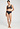 Full-body view of a women model wearing HA deep navy modal/viscose/tencel Maxi Briefs