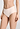 Front view of a women model wearing HA creamy glass modal/viscose/tencel Maxi Briefs