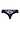 Front cutout view of HA deep navy modal/viscose/tencel Mini Briefs
