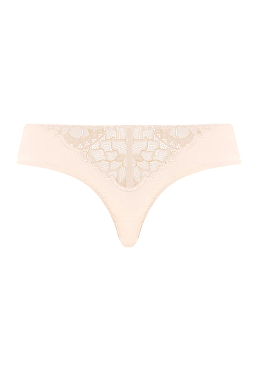 Front cutout view of HA creamy glass modal/viscose/tencel Mini Briefs