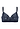 Front cutout view of HA deep navy modal/viscose/tencel Soft Cup Bra