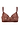 Front cutout view of HA cinnamon modal/viscose/tencel Soft Cup Bra