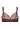 Back cutout view of HA cinnamon modal/viscose/tencel Soft Cup Bra