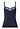 Front cutout view of HA deep navy modal/viscose/tencel Spaghetti Top
