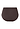 Back cutout view of HA dark mocha cotton Maxi Briefs
