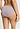 Back view of a women model wearing HA stormy rose cotton Midi Briefs
