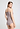 Back view of a women model wearing HA stormy rose cotton Padded Spaghetti Top