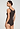 Back view of a women model wearing HA dark mocha cotton Tank Top