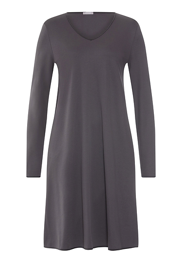 Front cutout view of HA boulevard cotton L/SLV Nightdress 100cm