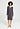 Front view of a women model wearing HA boulevard cotton L/SLV Nightdress 100cm