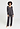 Front view of a women model wearing HA boulevard cotton L/SLV Pajama