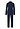 Back cutout view of HA deep navy cotton L/SLV Pajama
