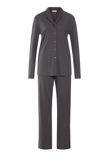 Front cutout view of HA boulevard cotton L/SLV Pajama