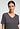 Close-up view of a women model wearing HA boulevard cotton S/SLV Nightdress 90cm