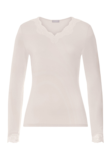 Front cutout view of HA moonlight modal/viscose/tencel L/SLV Shirt