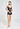 Full-body view of a women model wearing HA boulevard modal/viscose/tencel Spaghetti Top
