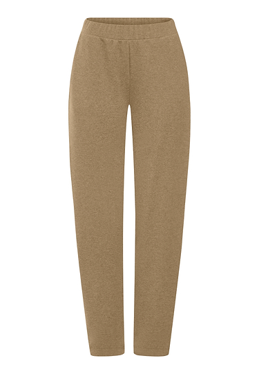 Front cutout view of HA desert clay cotton Long Pants