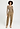 Full-body view of a women model wearing HA desert clay cotton Long Pants