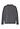 Back cutout view of HA dark sesame cotton Pullover