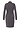 Back cutout view of HA dark sesame cotton Robe