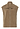 Front cutout view of HA suede camel cotton Zippered vest