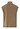 Back cutout view of HA suede camel cotton Zippered vest