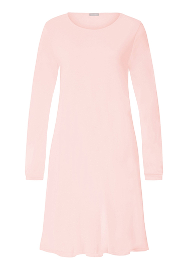 Front cutout view of HA rosewater cotton L/SLV Nightdress 100cm
