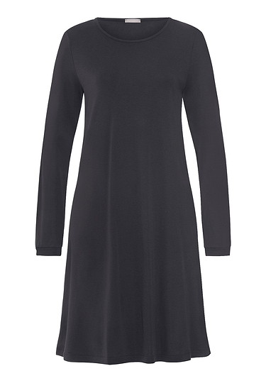 Front cutout view of HA phantom cotton L/SLV Nightdress 100cm