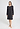 Full-body view of a women model wearing HA phantom cotton L/SLV Nightdress 100cm