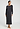 Front view of a women model wearing HA phantom cotton L/SLV Nightdress 130cm